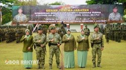 Pangdivif 2 Kostrad Pimpin Sertijab Danbrigif 9/DY dan Tradisi Korps Pamen di Jember