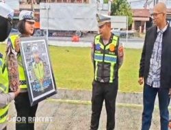 Purna Bakti AIPTU Jaharuddin Rambe, Sat Lantas Polres Simalungun Gelar Acara Pelepasan Penuh Haru