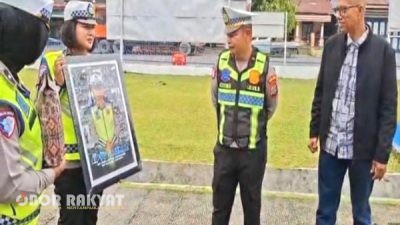 Purna Bakti AIPTU Jaharuddin Rambe, Sat Lantas Polres Simalungun Gelar Acara Pelepasan Penuh Haru