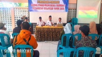 Pemerintah Kecamatan Grujugan Gelar Pembinaan Pengurus BUMDes untuk Dorong Ekonomi Desa