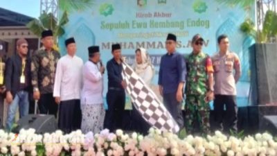 Desa Kaotan Banyuwangi Gelar Kirab Ewuan Kembang Endog Meriahkan Peringatan Maulid Nabi Muhammad SAW