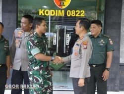 Kapolres Bondowoso Lakukan Kunjungan Silaturahmi ke Kodim 0822, Perkuat Sinergitas TNI-Polri Jaga Keamanan Wilayah