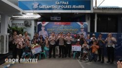 Satlantas Polres Jember Berikan Layanan SIM Gratis untuk Penyandang Disabilitas di HUT ke-70