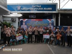 Satlantas Polres Jember Berikan Layanan SIM Gratis untuk Penyandang Disabilitas di HUT ke-70