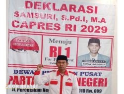 Ketua Umum Partai Cinta Negeri, Samsuri, Dideklarasikan Sebagai Capres 2029