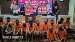 Polres Jember Bongkar Jaringan Narkoba Sistem Ranjau, 12 Tersangka Diamankan