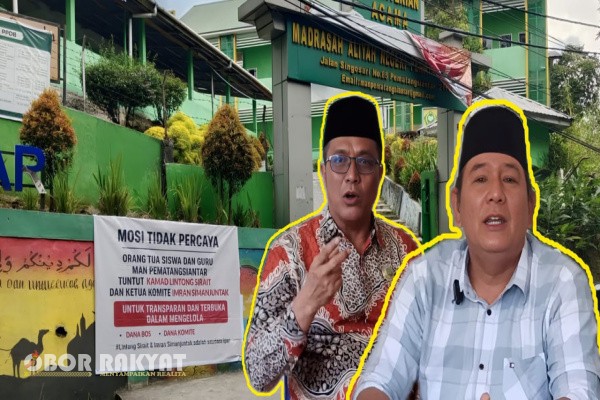 Pematangsiantar, Obor Rakyat – Polemik internal di MAN Pematangsiantar kian memanas. Yendra Eka Putra (YEP), seorang guru senior sekaligus orang tua siswa di madrasah tersebut, membantah keras tudingan sebagai provokator dalam aksi pemasangan spanduk mosi tidak percaya terhadap Kepala Sekolah Lintong Sirait dan Ketua Komite Imran Simanjuntak.