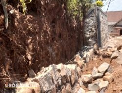 Pemdes Gadingsari Bangun TPT di Dusun Krajan Guna Cegah Longsor, Anggarkan Rp80 Juta dari Dana Desa 2025