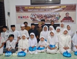 Hasyim SE Dukung Kegiatan Santunan Anak Yatim dan Dhuafa di Hari Santri Nasional 2025