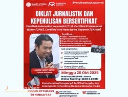 AR Learning Center Gelar Pelatihan Sertifikasi Certified Indonesian Journalist untuk Tingkatkan Kompetensi Jurnalis di Era Digital