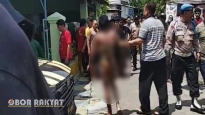 Maling Motor di Surabaya Babak Belur Dihajar Massa dan Terbakar Saat Diamankan Petugas