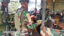 Satgas Yonif 521/DY Gelar Makan Bersama Anak Papua di Yahukimo, Wujudkan Kebersamaan dan Peduli Gizi