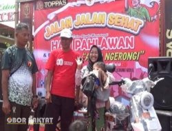 Pemdes Jebung Kidul Bondowoso Gelar Event “Ahad Ngerongi” Tebar Hadiah dan Gairahkan UMKM Lokal
