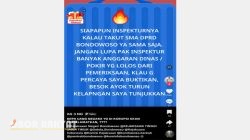 Inspektorat Bondowoso Diminta Periksa Ulang Anggaran Pokir DPRD, Aktivis Tantang Turun ke Lapangan