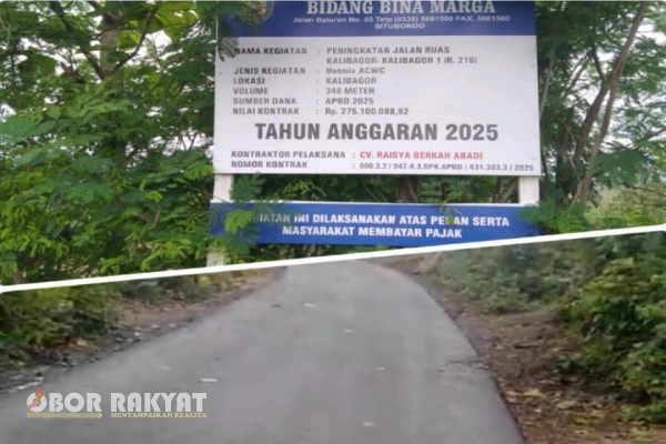 Situbondo, Obor Rakyat — Polemik mengenai pemberitaan sepihak terkait kualitas proyek pembangunan jalan hotmix di Desa Kalibagor, Kecamatan [sesuaikan jika diperlukan], akhirnya mendapat tanggapan resmi dari pihak pelaksana. Klarifikasi ini disampaikan untuk meluruskan informasi yang dinilai tidak berimbang dan berpotensi menyesatkan publik.