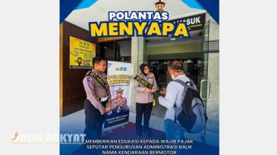 Samsat Surabaya Timur Permudah Layanan, Jemput dan Arahkan Pemohon Secara Humanis