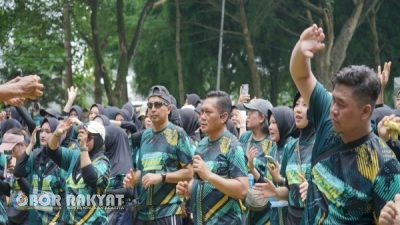 Ribuan Warga Meriahkan Fun Run HUT ke-54 RS Bhayangkara Kediri, Dimeriahkan Layanan Kesehatan Gratis