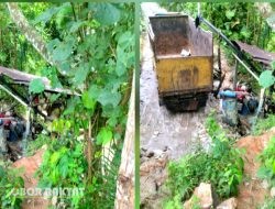 Tangkahan Pasir Ilegal Milik Pangulu Nagori Bakisat Diduga Bebas Beroperasi