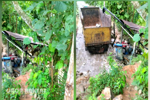 Simalungun, Obor Rakyat — Aktivitas tangkahan pasir ilegal di bantaran Sungai Nagori Bakisat, Kecamatan Bandar, Kabupaten Simalungun, Provinsi Sumatera Utara, kembali menjadi sorotan publik. Berdasarkan pantauan awak media pada Jumat (21/11/2025), lokasi tersebut terlihat beroperasi bebas tanpa adanya tindakan dari aparat penegak hukum.