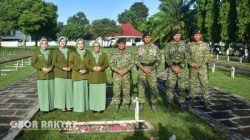 Brigif 9/DY/2 Kostrad Gelar Upacara Ziarah Rombongan Peringati HUT ke-62 di TMP Patrang Jember