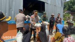 TNI–Polri Salurkan Bantuan Beras untuk Korban Banjir dan Longsor di Tapanuli Tengah