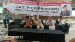 Serap Aspirasi Warga, Ardi Pujo Prabowo Prioritaskan Pembangunan Jalan Penghubung di Kemuningsari Kidul Jember