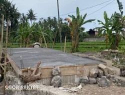 Lima Tahun Menunggu Perbaikan Tak Kunjung Datang, Warga Dua Desa di Bondowoso Akhirnya Cor Jembatannya Sendiri