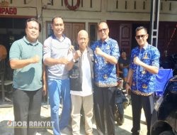 Pegawai Rutan Kelas IIB Tanjung Pura Salurkan Bantuan untuk Korban Banjir di Pematang Tengah