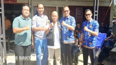 Pegawai Rutan Kelas IIB Tanjung Pura Salurkan Bantuan untuk Korban Banjir di Pematang Tengah