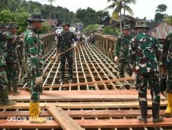 Satgas Yonzipur I/DD Percepat Pemasangan Jembatan Bailey Penghubung Tapteng–Tapsel