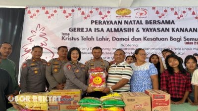 Polres Jember Berbagi Kasih ke Panti Asuhan Kanaan Sambut Natal