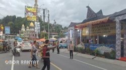 Kasat Samapta Polres Simalungun Monitoring Langsung 5 Pos Pengamanan Operasi Lilin Toba 2025