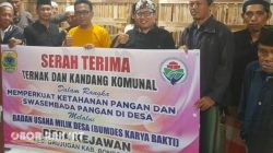 Pemdes Kejawan Bondowoso Salurkan Bantuan Ternak untuk Perkuat Ketahanan Pangan Desa