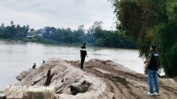 Pidsus Sat Reskrim Polres Simalungun Selidiki Tambang Pasir Ilegal di Sungai Bah Bolon, Bukti Galian Ditemukan