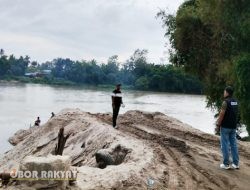 Pidsus Sat Reskrim Polres Simalungun Selidiki Tambang Pasir Ilegal di Sungai Bah Bolon, Bukti Galian Ditemukan