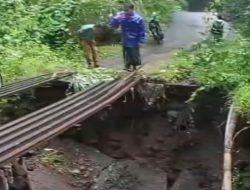 Jembatan Perbatasan Wonoboyo–Leprak Ambles, Dinas BSBK Bondowoso Siapkan Rekonstruksi Struktur dari Dana BTT