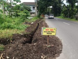 Galian Pipa PDAM di Bahu Jalan Mugiman Bondowoso Disorot, Dinas BSBK Klaim Tak Tahu
