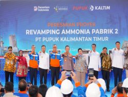 Kapolri Hadiri Peresmian Revamping Pabrik Pupuk Kaltim, Polri Kawal Distribusi Pupuk Nasional