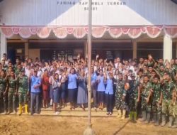 Satgas Gulbencal Kodam I/BB Pulihkan SMP dan SMA Fransiskus Pascabanjir di Tapanuli Tengah