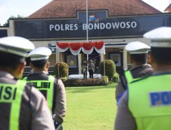 Apel Gelar Pasukan Operasi Keselamatan Semeru 2026 Digelar, Polres Bondowoso Siap Ciptakan Kamseltibcarlantas