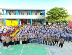 Satlantas Polres Simalungun Edukasi Pelajar Lewat Police Go to School di SMK Satrya Budi 1 Perdagangan