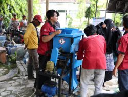Mahasiswa UNEJ Ciptakan Mesin Granulator Pupuk dari Limbah Batu Gamping