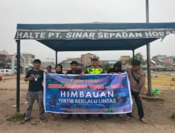 Sat Lantas Polres Simalungun Gencarkan Edukasi Tertib Lalu Lintas dalam Operasi Keselamatan Toba 2026