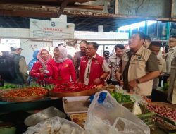 Satgas Pangan Polda Jatim Sidak Pasar Pucang, Pastikan Harga Bapokting Stabil Jelang Ramadhan