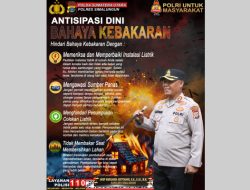 Kapolres Simalungun Ingatkan Bahaya Kebakaran, Tekankan Antisipasi Dini di Lingkungan Rumah