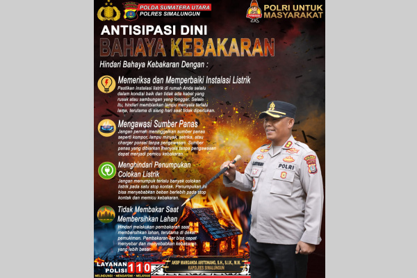 Simalungun, Obor Rakyat – Kebakaran rumah masih menjadi ancaman serius bagi masyarakat. Dalam hitungan menit, api dapat melalap bangunan dan mengancam keselamatan jiwa.