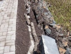 Plengsengan Jalan Usaha Tani di Wonoboyo Bondowoso Ambrol, Pemdes Pastikan Segera Perbaikan