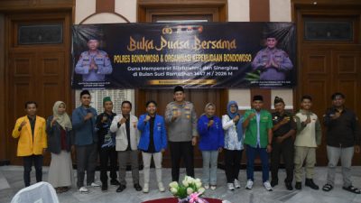 Polres Bondowoso Pererat Silaturahmi dengan OKP di Bulan Ramadhan 1447 H