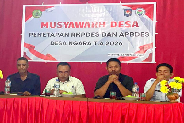 Ngada, Obor Rakyat – Desa Ngara, Kecamatan Riung Barat, Kabupaten Ngada mencatat sejarah baru dalam tata kelola pemerintahan desa. Untuk pertama kalinya sejak berdiri sebagai desa definitif, pada tahun 2026 Desa Ngara berhasil mempercepat proses perencanaan dan penetapan Anggaran Pendapatan dan Belanja Desa (APBDes) lebih awal dari biasanya.