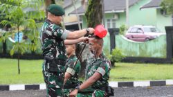 Tradisi Penyambutan Prajurit Baru, Danyonif 515 UTY/9/2 Kostrad Tanamkan Jiwa Korsa di Jember